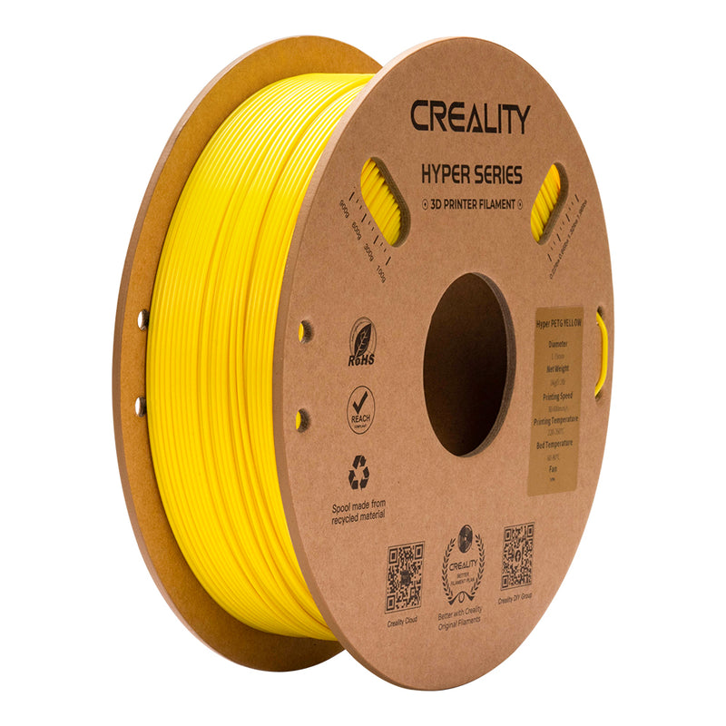 Filamento 3D Creality Hyper PETG 1.75mm 1kg - Amarelo