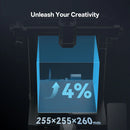 Impressora 3D Anycubic Kobra 3 V2 – até 600 mm/s | Nivelamento Automático | 255×255×260mm | NIC 3D