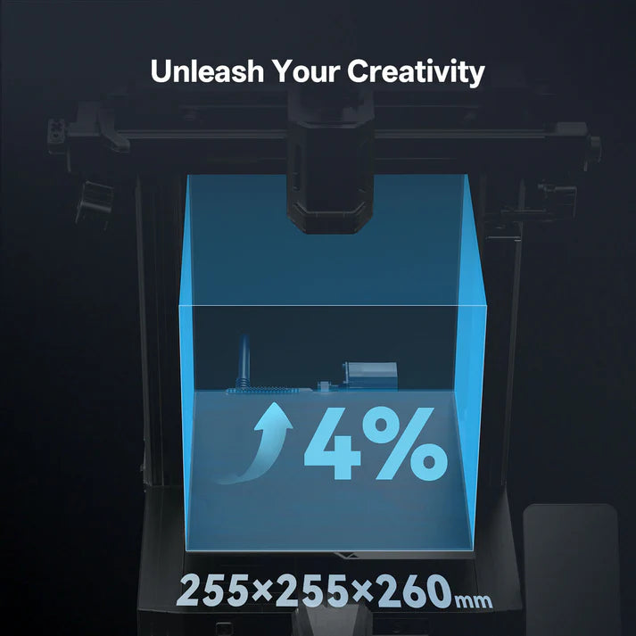 Impressora 3D Anycubic Kobra 3 V2 – até 600 mm/s | Nivelamento Automático | 255×255×260mm | NIC 3D