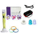 Kit - Caneta 3D NIC 3D + Material Didático V2 + Refil Filamento PLA