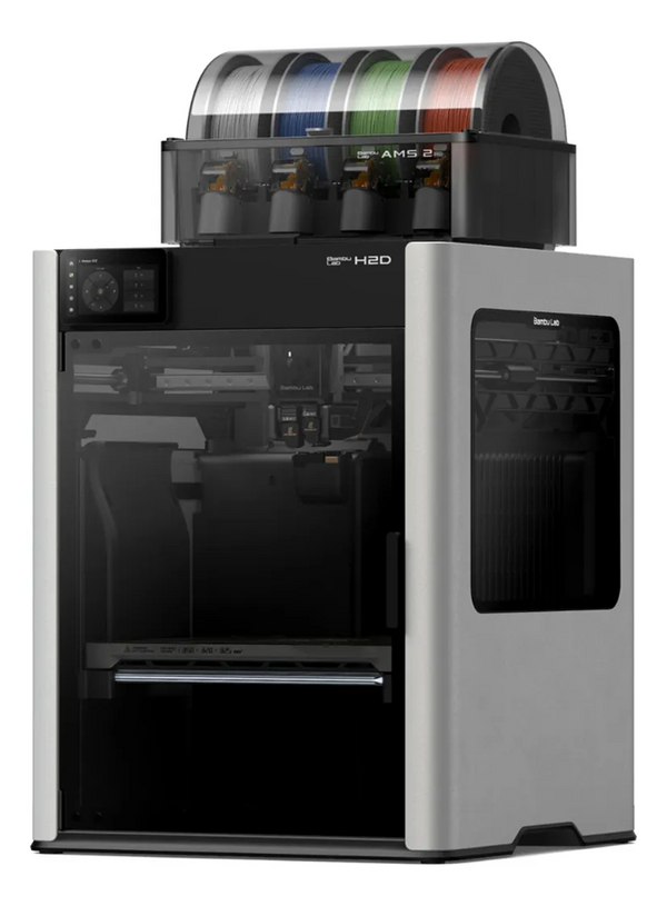 Bambu Lab H2D Combo com AMS 2 | Impressora 3D Industrial | NIC 3D
