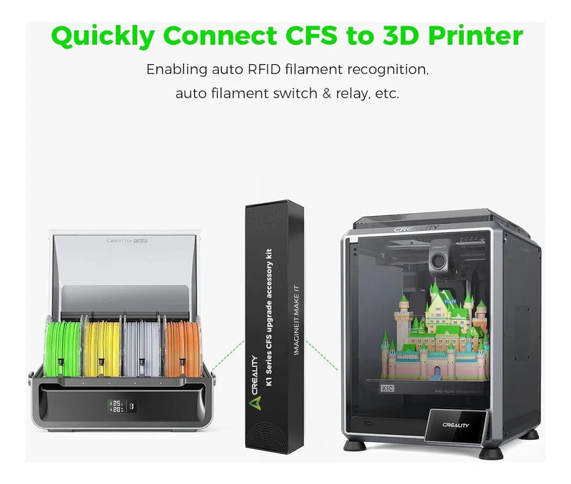 Sistema Filamentos Creality CFS + Kit De Upgrade Cfs Da Série K1 Creality