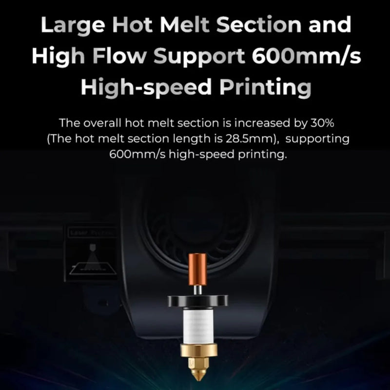 Kit Hotend para Creality Ender 3 KE e K1 bloco cerâmico tensão de operação 24v