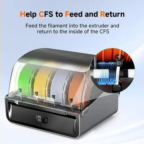 Kit De Eixo De Bandeja Frontal Creality Original Cfs - Branco