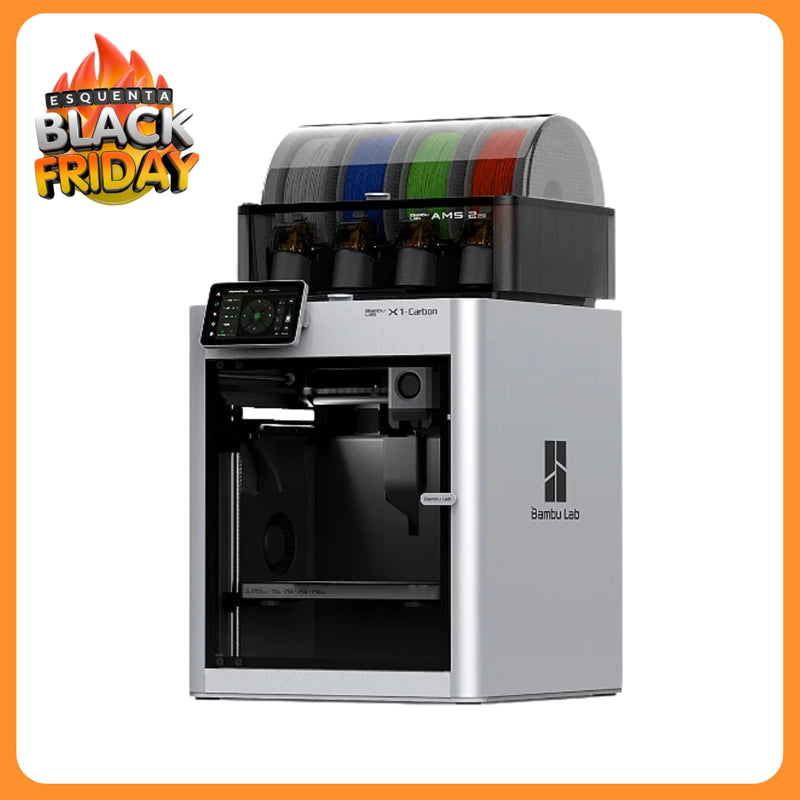 Impressora 3D Bambu Lab X1C Combo - CoreXY IA LiDAR + AMS Pro 2  500mm/s
