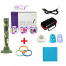 Kit Completo - Caneta 3D NIC 3D + Estojo + Material Didático V2 + Refil Filamento PLA +  Mesa de Silicone — Aprendizado Divertido e Criativo