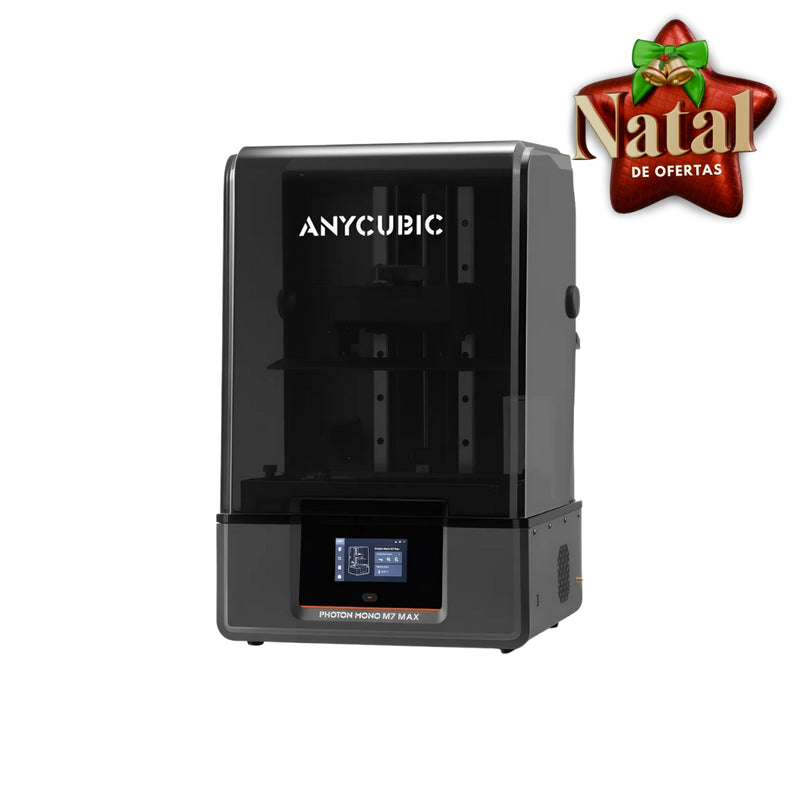 Impressora 3D de Resina Anycubic Photon Mono M7 Max – Volume 298×164×300 mm – Alta Velocidade