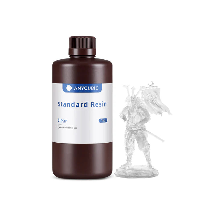 Anycubic Standard Resin 1 kg – Resina UV 405 nm | Alta Precisão e Confiabilidade