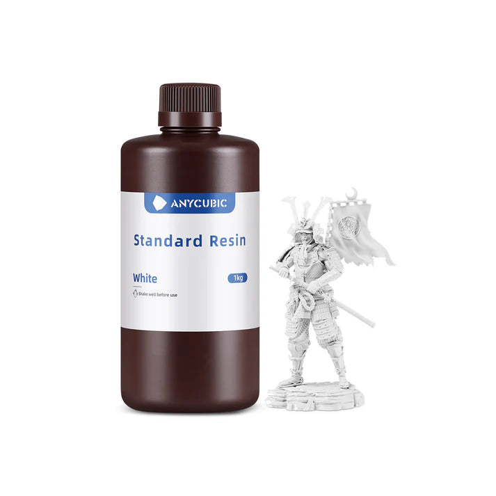Anycubic Standard Resin 1 kg – Resina UV 405 nm | Alta Precisão e Confiabilidade